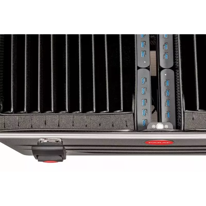 Carrello portatile per gestione dispositivi Parat 20872015116 nero da pavimento per laptop e tablet