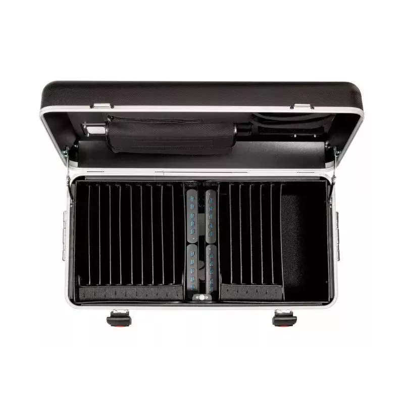 Carrello portatile per gestione dispositivi Parat 20872015116 nero da pavimento per laptop e tablet