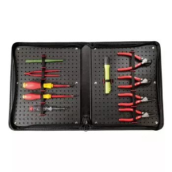 Set di utensili in custodia Parat 5650020061 nero in similpelle