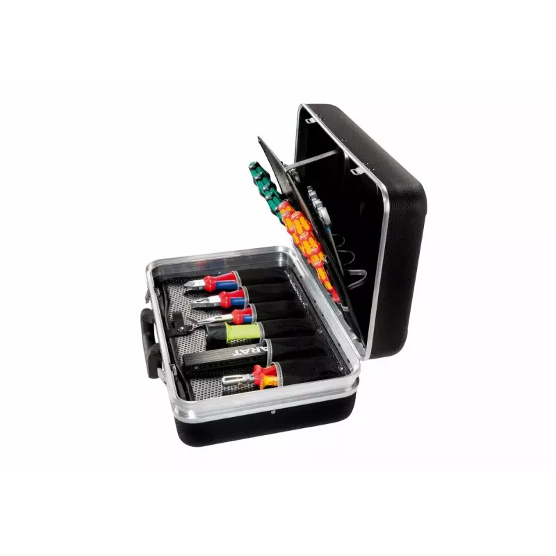 Valigetta portautensili Parat SILVER Style nero alluminio plastica