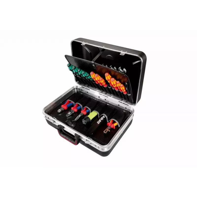 Valigetta portautensili Parat SILVER Style nero alluminio plastica