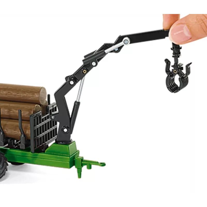 Trattore giocattolo Siku 1954 — giocattolo in metallo e plastica, marrone/verde, età 3+