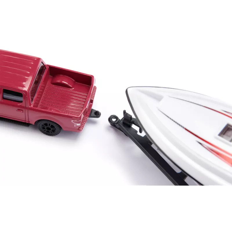 Siku Ford F150 con motoscafo kit modello auto preassemblato 1:50