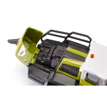 Trattore giocattolo Siku 1999, metallo e plastica, età consigliata 3+, nero e verde