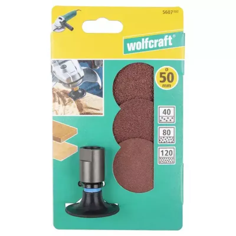 Disco abrasivo Wolfcraft GmbH 5607000 adatto per metallo legno