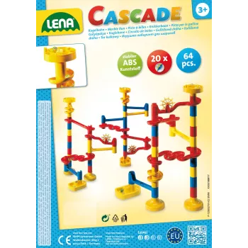 Lena Cascade Knikkerbaan giocattolo motorio KIGA