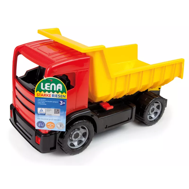 Camion Lena GIGA TRUCKS camion ribaltabile blu rosso assortiti