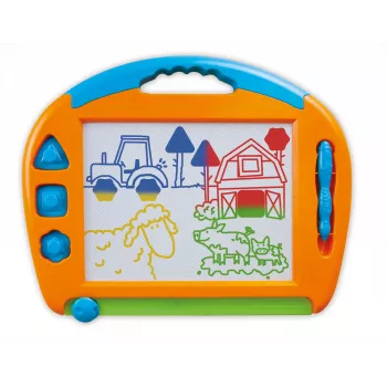 Lavagna magnetica per bambini Simm Spielwaren Colour magic drawing board grande