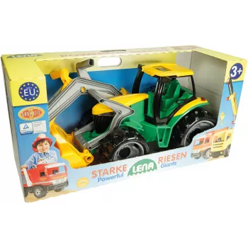 Trattore Lena GIGA TRUCKS ZL-02080 con caricatore frontale ed escavatore