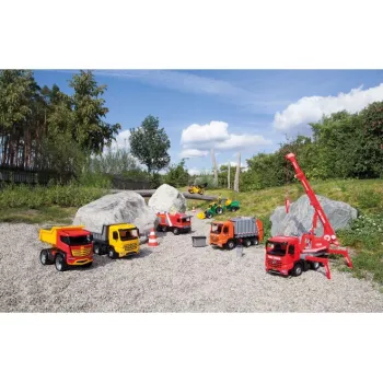 Trattore Lena GIGA TRUCKS ZL-02080 con caricatore frontale ed escavatore