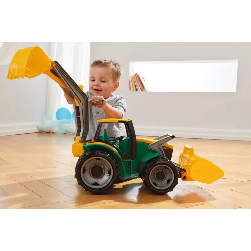 Trattore Lena GIGA TRUCKS ZL-02080 con caricatore frontale ed escavatore