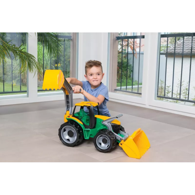 Trattore Lena GIGA TRUCKS ZL-02080 con caricatore frontale ed escavatore
