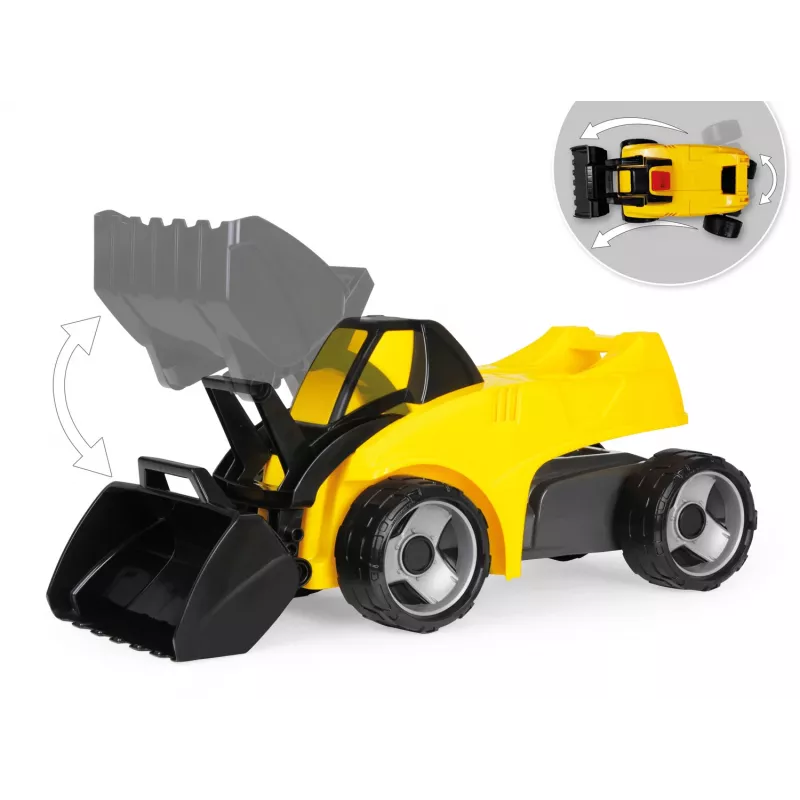 Caricatore Lena GIGA TRUCKS 02145 plastica acciaio nero giallo