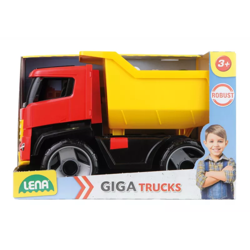 Lena GIGA TRUCKS ribaltabile Titan, camion, 3 anni, plastica, multicolore