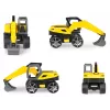 Escavatore giocattolo Lena TRUXX SM04531, età consigliata 2+, grigio e giallo