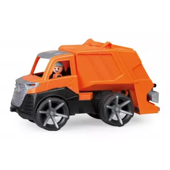 Camion della spazzatura Lena TRUXX SM04534 gomma acciaio arancione 2+ anni