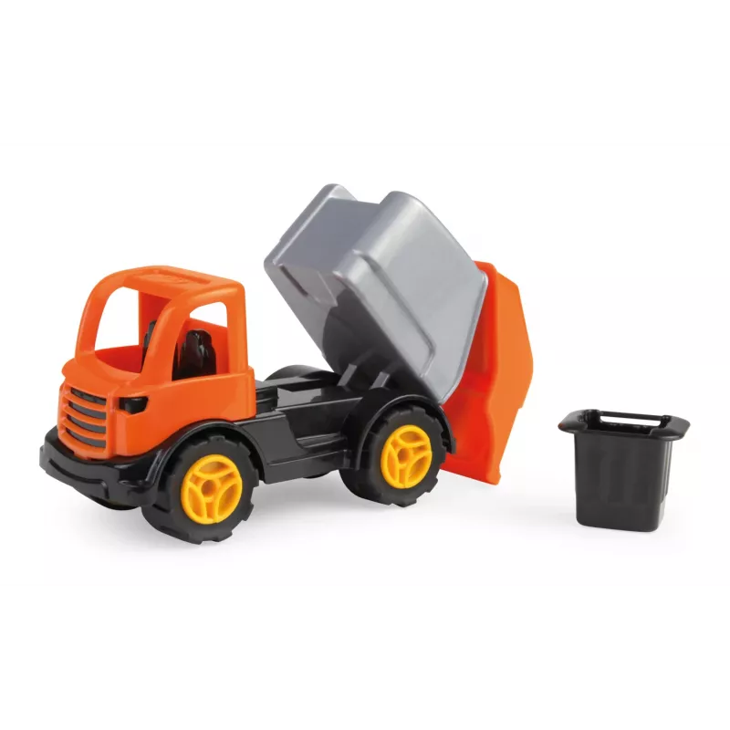 Camion della spazzatura giocattolo Lena 01264 — giocattolo per bambini in metallo e plastica, multicolore, da 1,5 anni