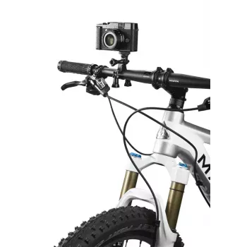 Cullmann Cross CX126 nero filettatura 1/4 di pollice compatibile con GoPro