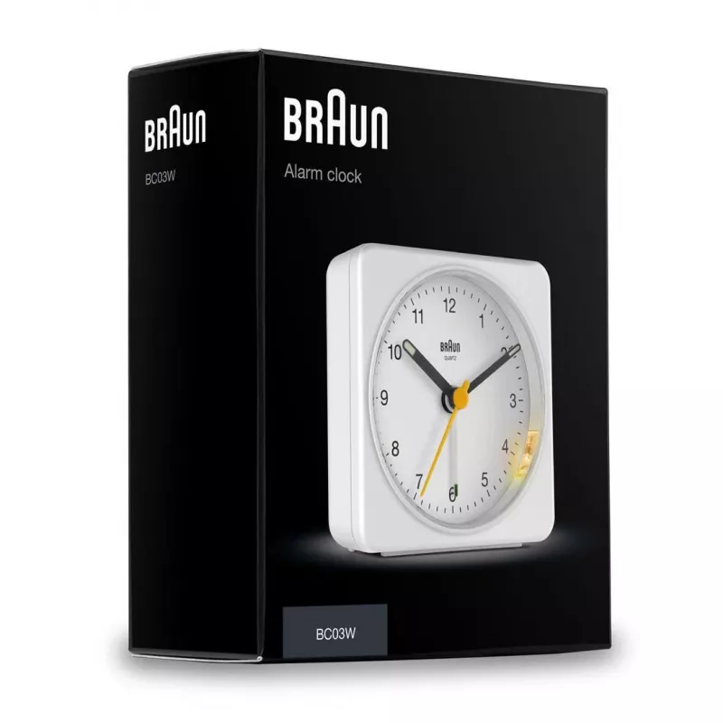 Braun BC03W sveglia al quarzo bianco