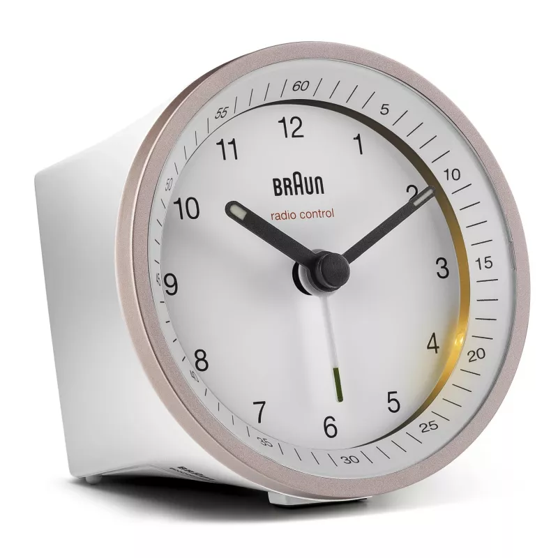 Braun BC07 sveglia al quarzo rosa, bianco