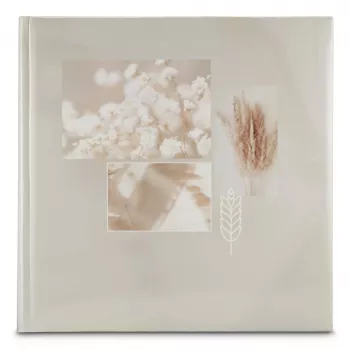 Album fotografico Hama Singo II beige 400 fogli 10 x 15 rilegatura a libro