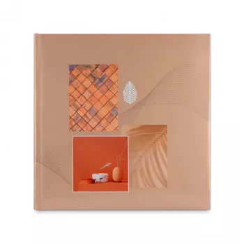Album fotografico Hama Singo II terracotta 100 fogli rilegatura a libro