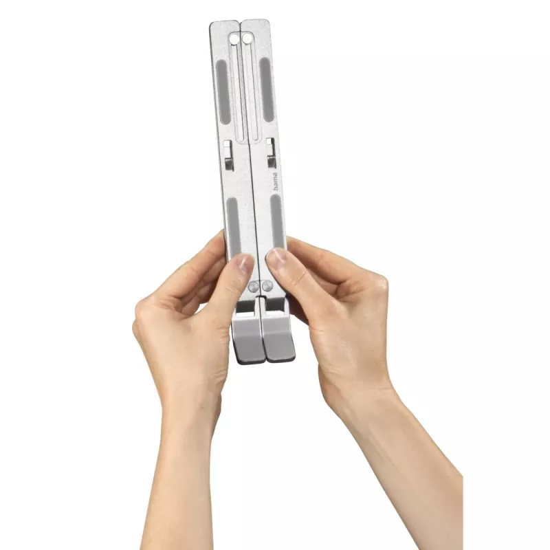 Supporto per laptop Hama in alluminio argento 39,1 cm (15,4 inch)