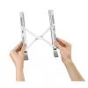 Supporto per laptop Hama in alluminio argento 39,1 cm (15,4 inch)