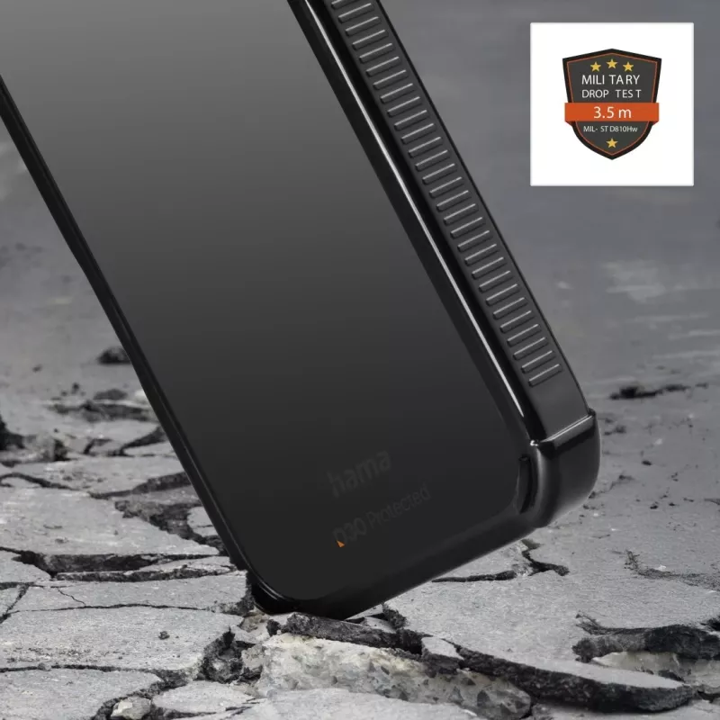 Custodia per cellulare HAMA Extreme Protect per Samsung Galaxy A37 5G — nero, cover case