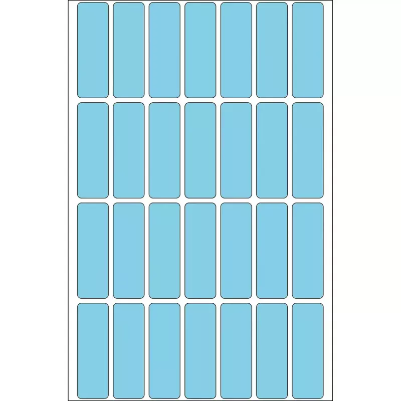 Etichette multiuso HERMA 13x40 mm blu carta opaca scrittura a mano