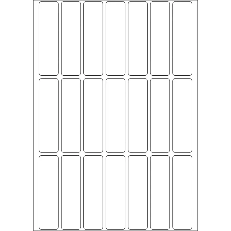 Etichette multiuso HERMA 13x50 mm bianco carta opaca scrittura a mano