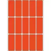 Etichette multiuso HERMA 2412 20x50 mm rosso carta opaca scrittura a mano