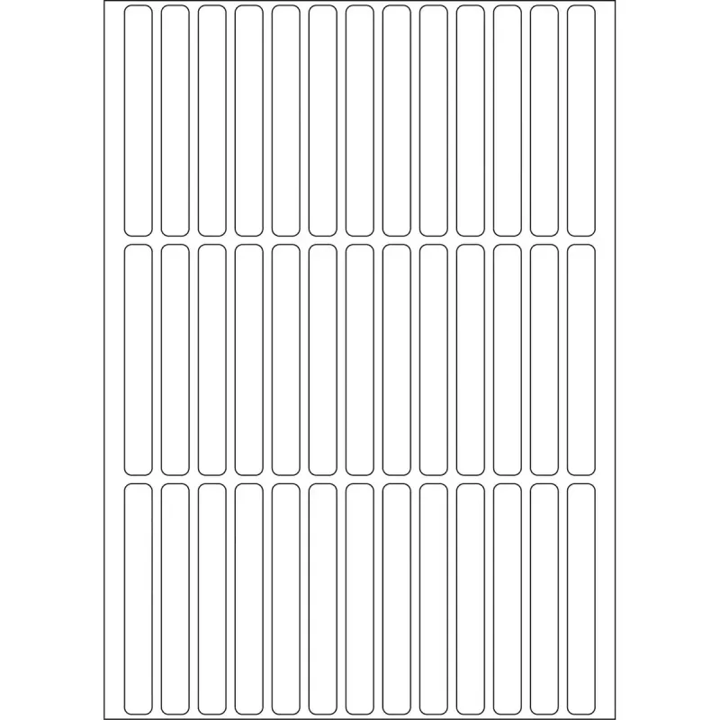Etichette multiuso HERMA 6x50 mm bianco carta opaca 1248 pezzi