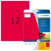 Etichette adesive per stampante HERMA etichette neon A4 Ø 60 mm rotonde rosso brillante