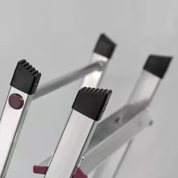 Scala a gradini in alluminio Krause Corda 5 gradini, altezza massima 300 cm, portata 150 kg, 4,1 kg