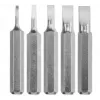 Set di punte per avvitatore KWB 128540 — 5 pezzi, punte piatte, 28 mm