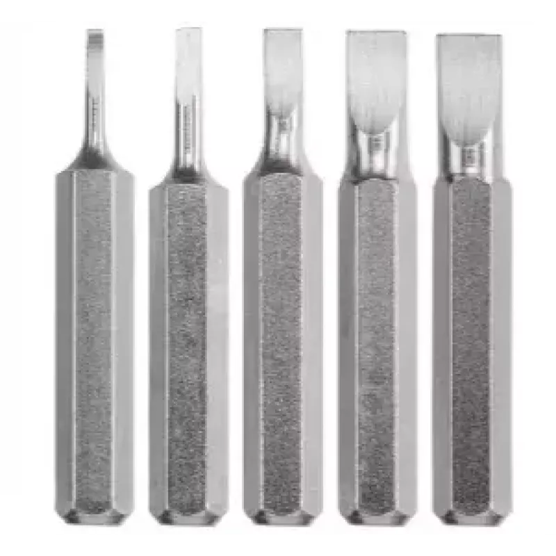 Set di punte per avvitatore KWB 128540 — 5 pezzi, punte piatte, 28 mm
