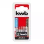 Set di punte per avvitatore KWB 128540 — 5 pezzi, punte piatte, 28 mm