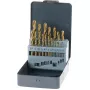 Set di punte KWB 421856 19 pezzi punte elicoidali 1,0 - 10 mm