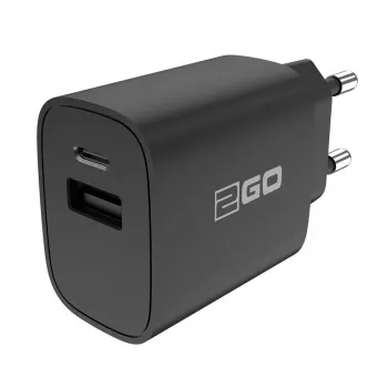 Caricabatterie mobile 2GO 797273 universale nero ricarica rapida AC