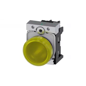 Siemens 3SU1152-6AA30-1AA0 spia luminosa 24 V gialla