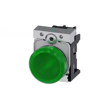 Siemens 3SU1152-6AA40-1AA0 spia luminosa 24 V verde