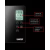 Unold 48845 gelatiera con compressore 2 L 180 W nero, acciaio inox