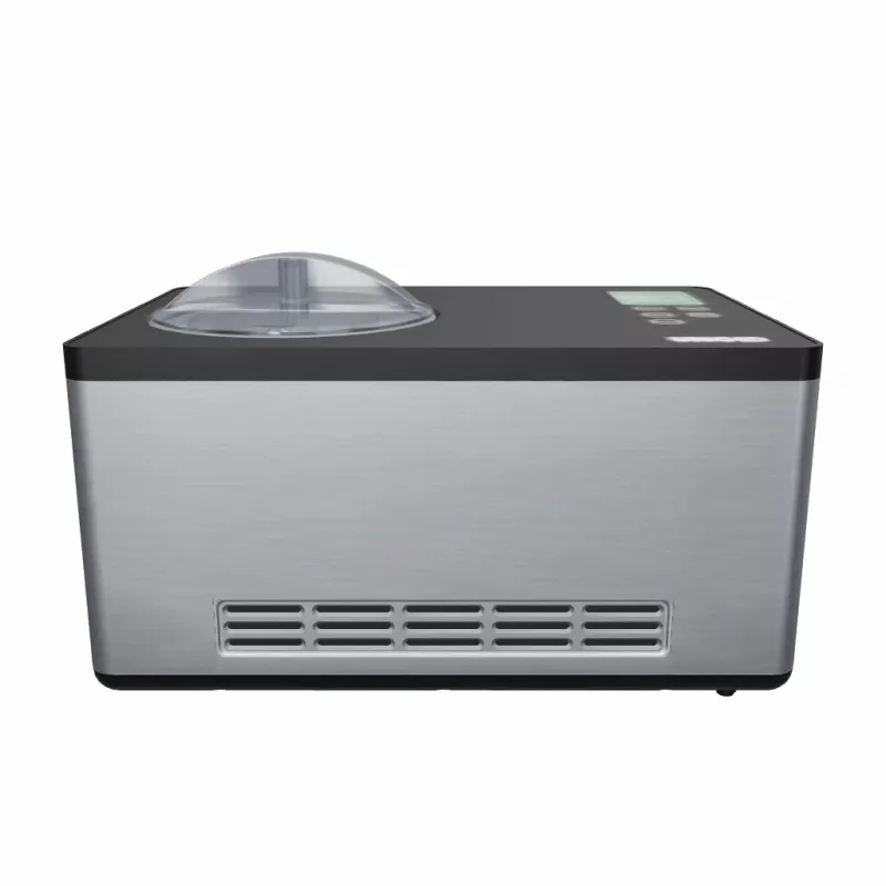 Unold 48845 gelatiera con compressore 2 L 180 W nero, acciaio inox