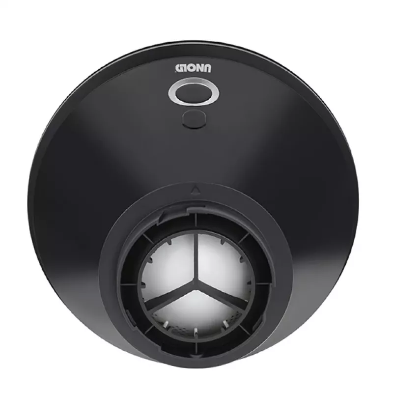 Unold ventilatore a torre nero Tower, ventilatore a torre domestico, nero, da pavimento, plastica, 90°, touch