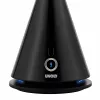 Unold ventilatore a torre nero Tower, ventilatore a torre domestico, nero, da pavimento, plastica, 90°, touch