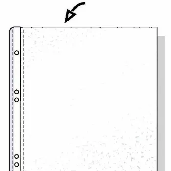 Rexel busta in PP A6 80 micron apertura superiore goffrata, A6, trasparente, 125 mm, 20 mm, 150 mm, 109 g