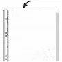 Rexel busta in PP A6 80 micron apertura superiore goffrata, A6, trasparente, 125 mm, 20 mm, 150 mm, 109 g