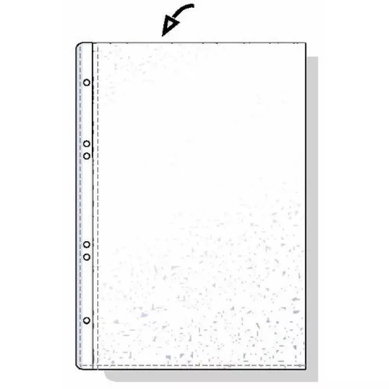 Rexel busta in PP A6 80 micron apertura superiore goffrata, A6, trasparente, 125 mm, 20 mm, 150 mm, 109 g