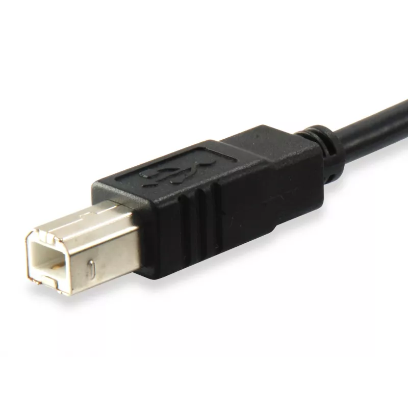 Equip cavo USB 2.0 Type-C su Type-B, 1 m, USB B, USB C, USB 2.0, connettore maschio/connettore maschio, nero